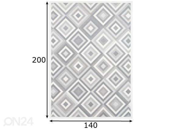 Narma smartWeave® ковер Tahula white 140x200 см размеры