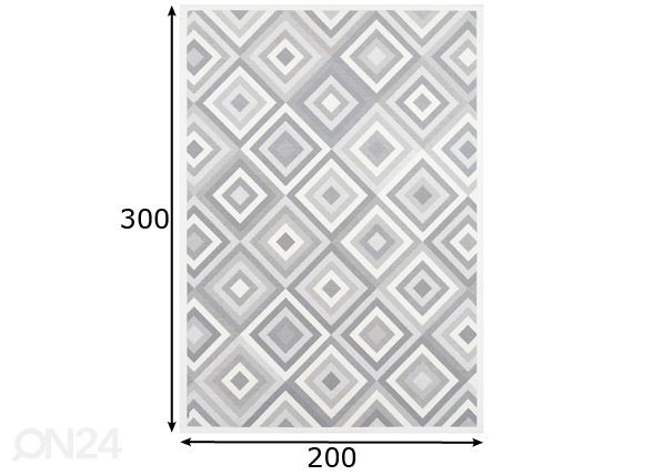 Narma smartWeave® ковер Tahula white 200x300 см размеры