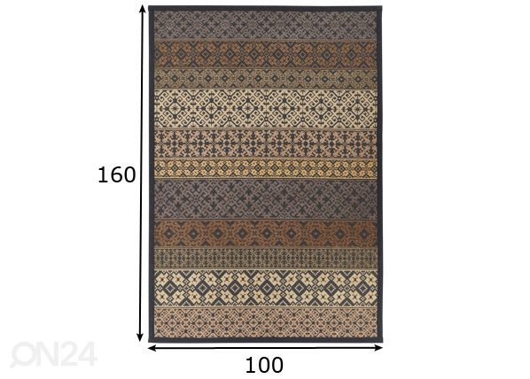 Narma smartWeave® ковер Tidriku gold 100x160 см размеры