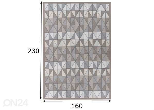 Narma smartWeave® ковер Treski linen 160x230 см размеры