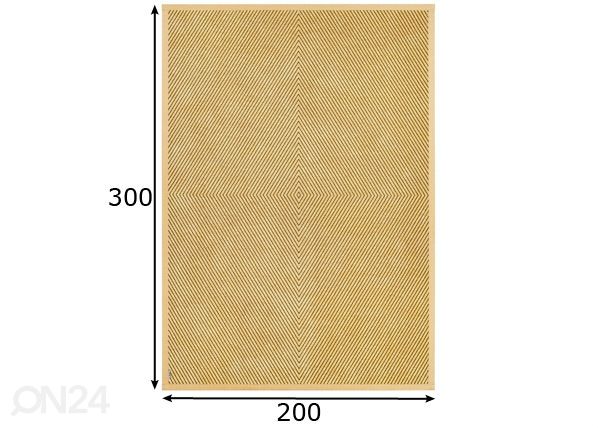 Narma smartWeave® ковер Vivva gold 200x300 см размеры