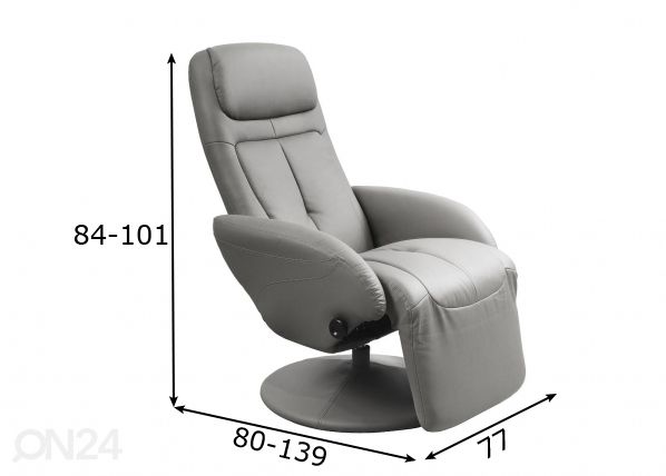 Recliner кресло Maxim размеры