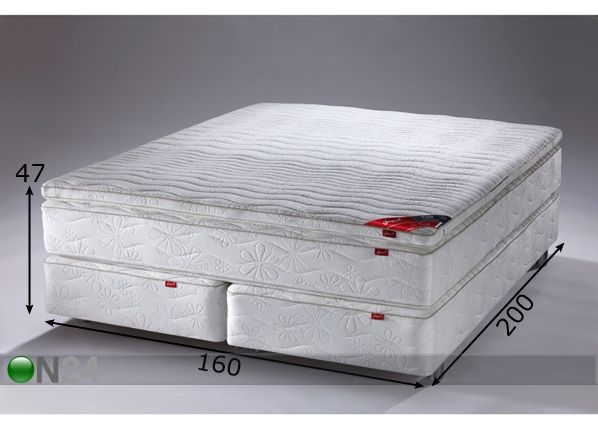Red Pocket 2,1 континентальная кровать 160х200 см размеры