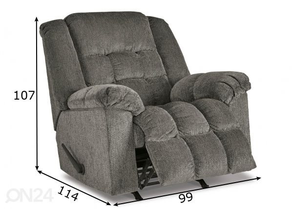 RELAX кресло (качающееся) размеры