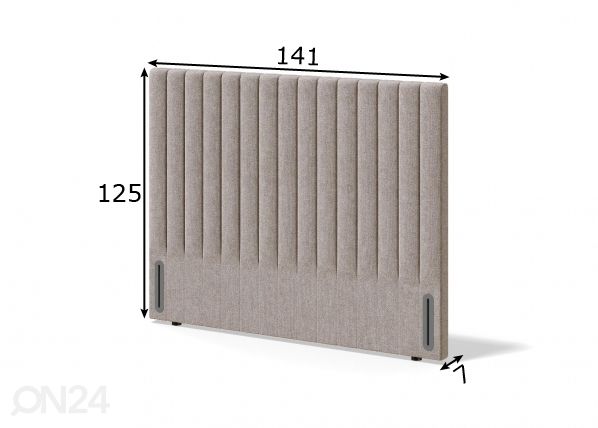 Sleepwell изголовье 141 см размеры