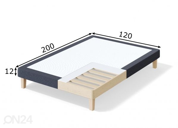 Sleepwell каркас кровати BLUE 120x200 cm размеры