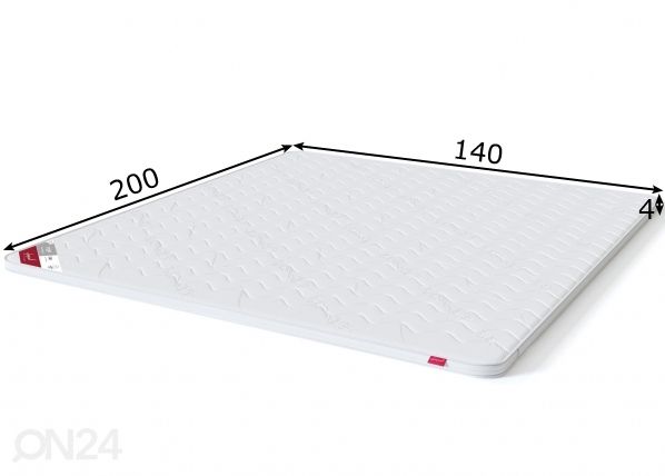 Sleepwell наматрасник TOP Foam 140x200 cm размеры