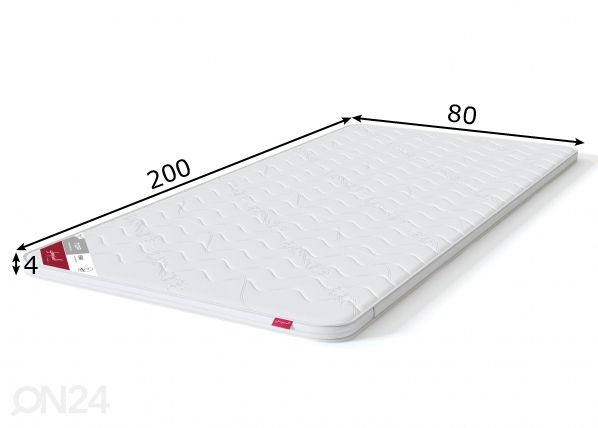 Sleepwell наматрасник TOP Foam 80x200 cm размеры