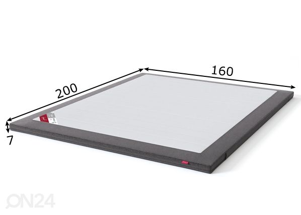 Sleepwell наматрасник TOP Latex с кантом из обивочной ткани 160x200 cm размеры