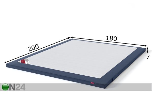 Sleepwell наматрасник TOP Latex с кантом из обивочной ткани 180x200 cm размеры