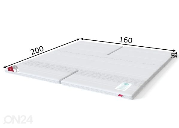 Sleepwell наматрасник TOP Latex Etno Duo 160x200 cm размеры