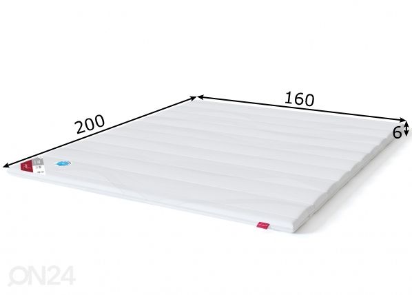 Sleepwell наматрасник TOP Serene 160x200 cm размеры