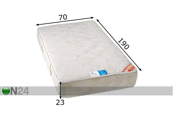 Stroma матрас Soft Экологичный 70x190 cm размеры