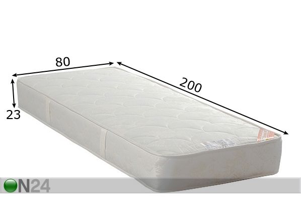 Stroma матрас Soft Экологичный 80x200 cm размеры