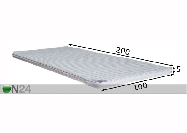 Stroma наматрасник Top Foam 100x200x5 cm размеры