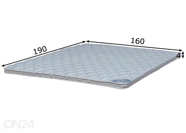 Stroma наматрасник Top Latex 160x190x4 cm размеры