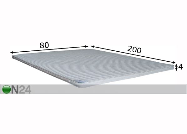Stroma наматрасник Top Latex 80x200x4 cm размеры
