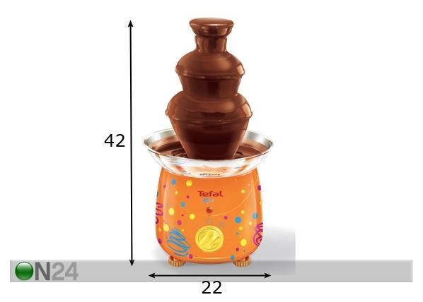 Tefal Kids шоколадный фонтан размеры
