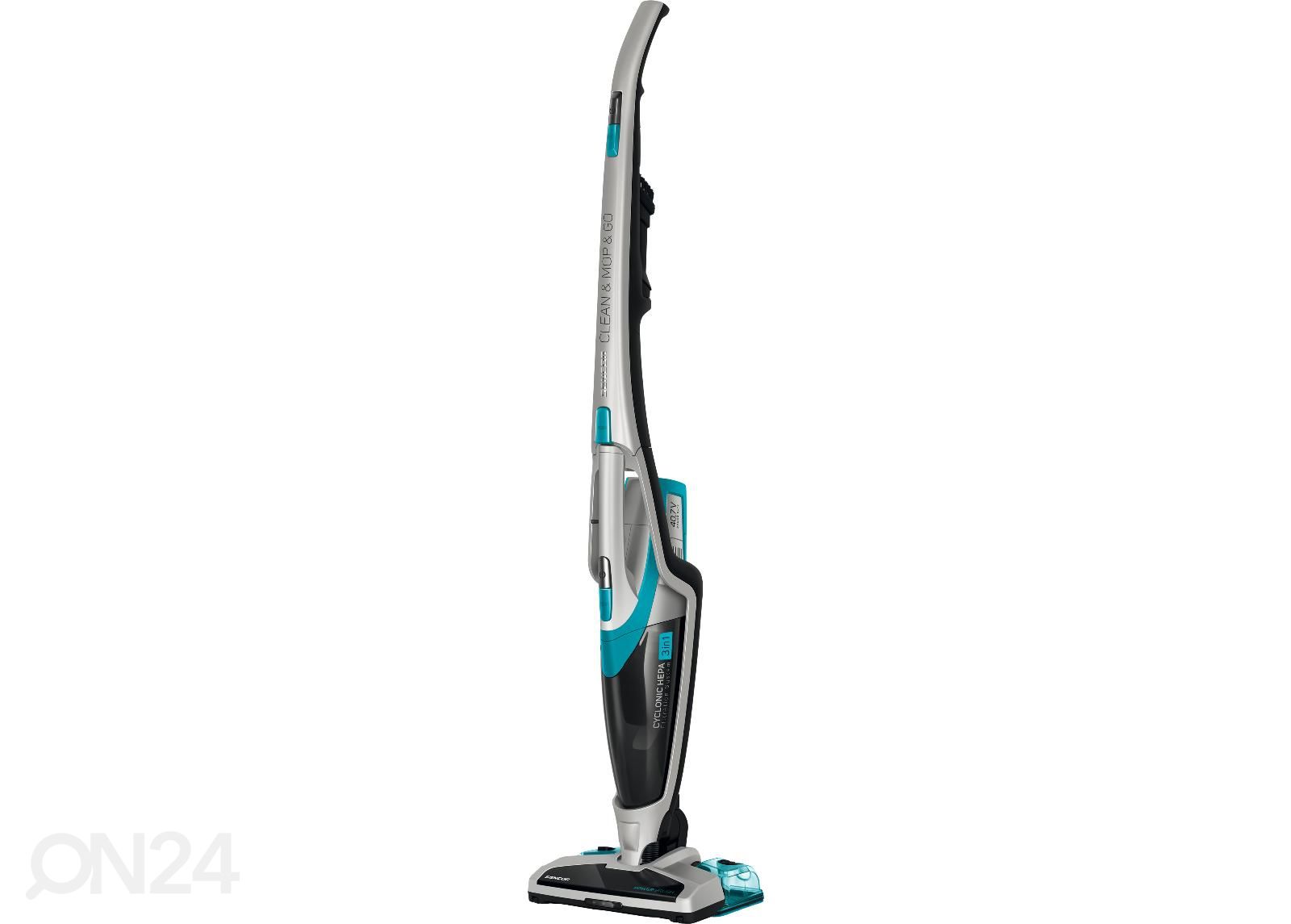 Аккумуляторный пылесос со шваброй Sencor SVC0740BLEUE3, синий увеличить