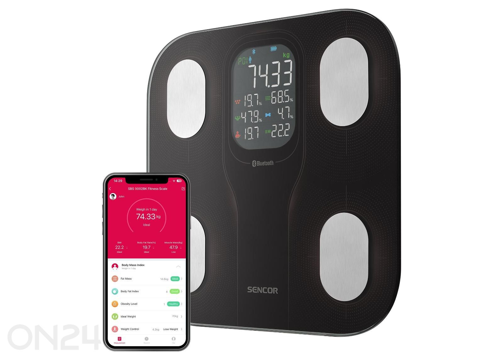 Аналитические весы Sencor SBS9002BK увеличить