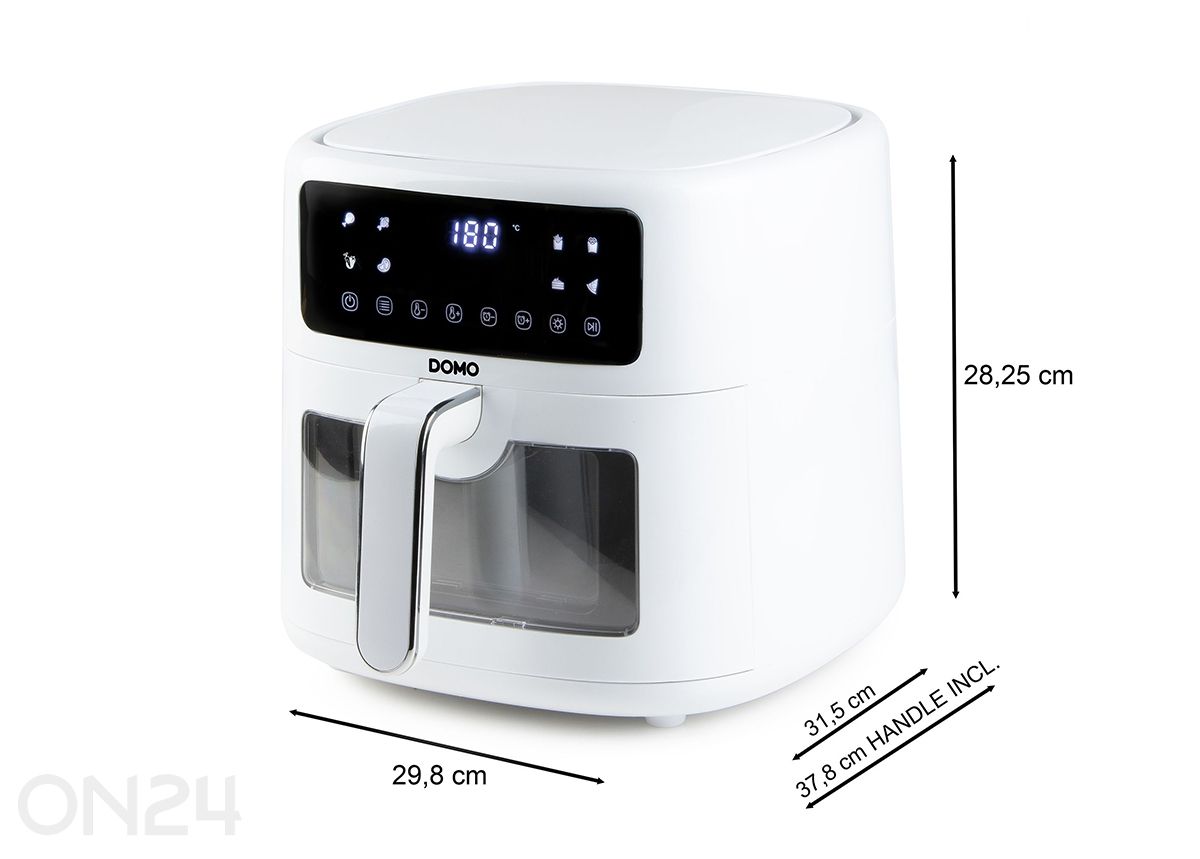 Аэрофритюрница Domo 6L, белая увеличить размеры