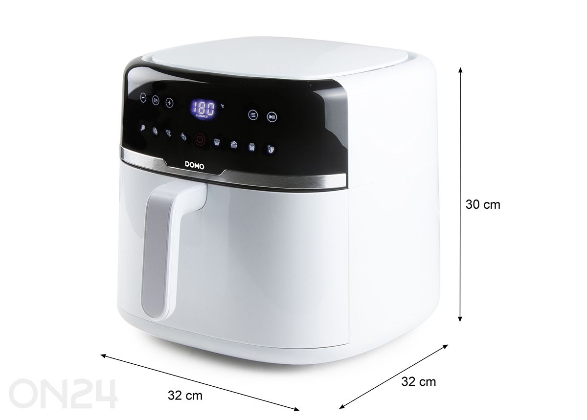 Аэрофритюрница Domo 8L, белая увеличить размеры