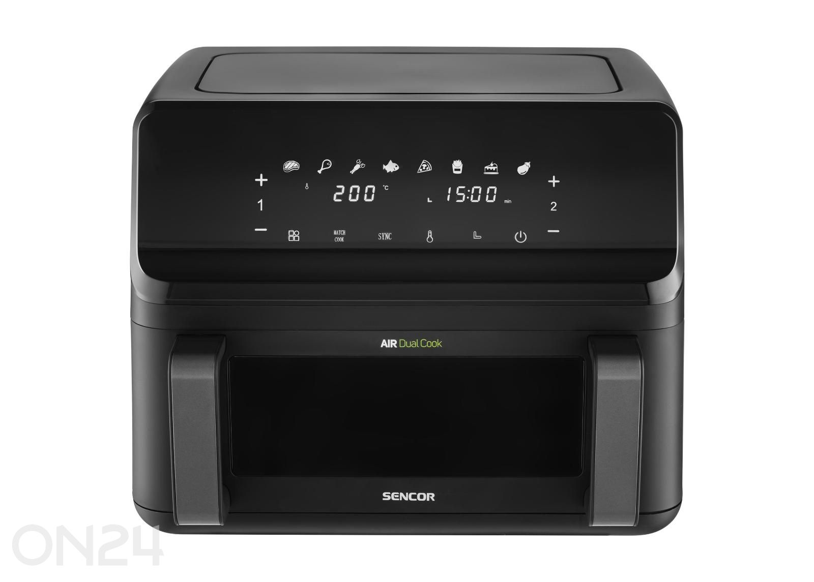 Аэрофритюрница Sencor SFR9650BK, 2 × 4,5 л увеличить