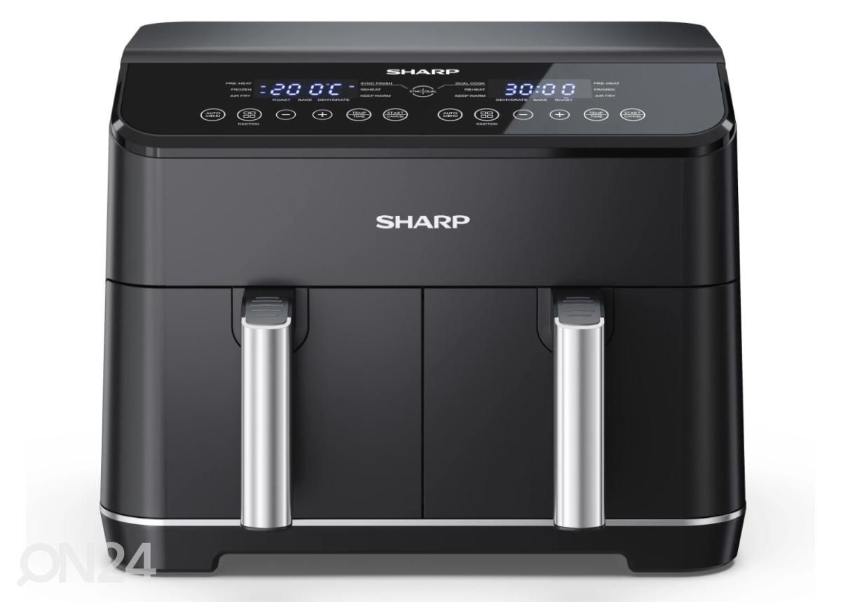 Аэрофритюрница Sharp AF-GD82AE-B с 2 корзинами 2х4 л увеличить