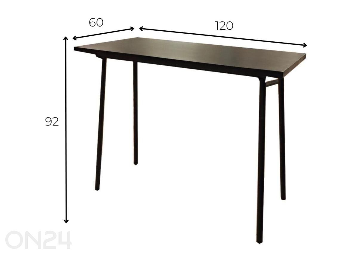 Барный стол Nate увеличить размеры