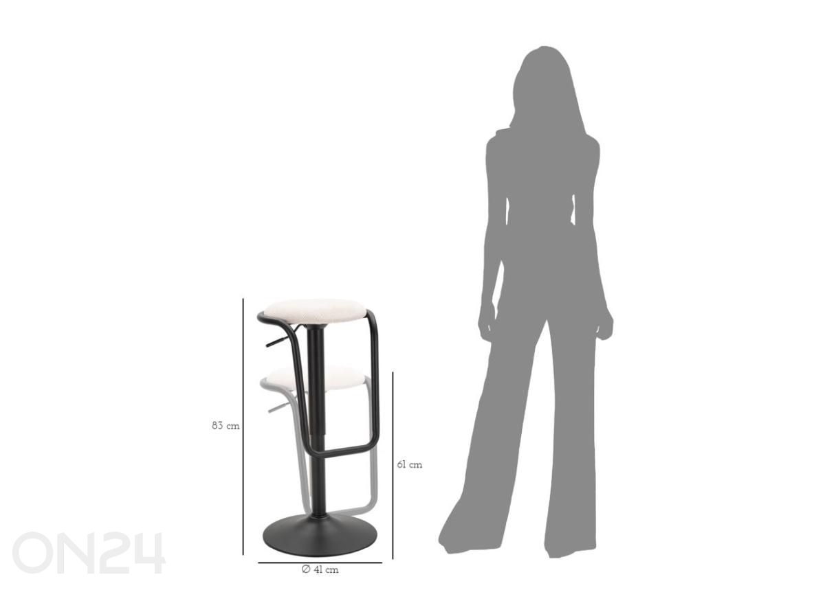 Барный стул Destiny, белый увеличить размеры