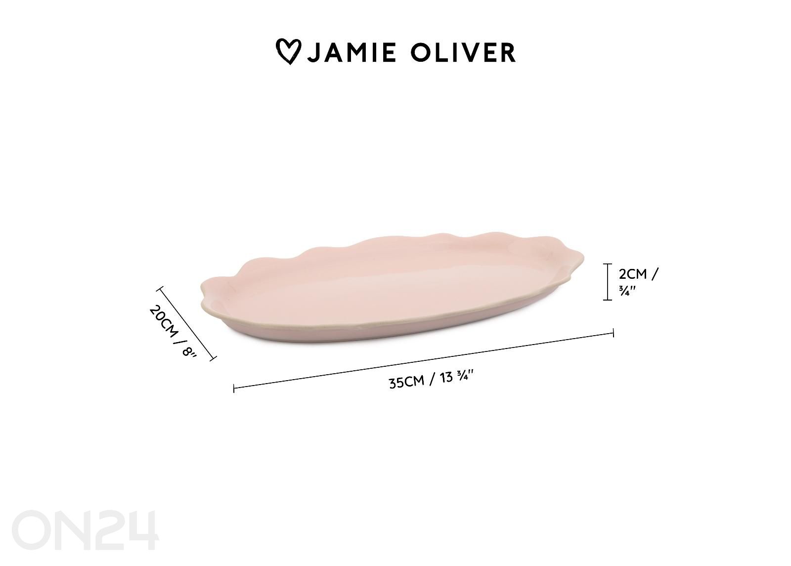 Блюдо Jamie Oliver Big love pass me platter 35x20x2,5 см увеличить размеры