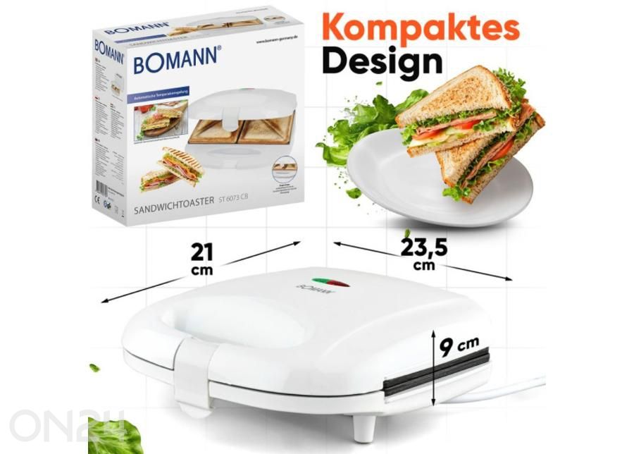 Вафельница Bomann ST6073CB увеличить размеры