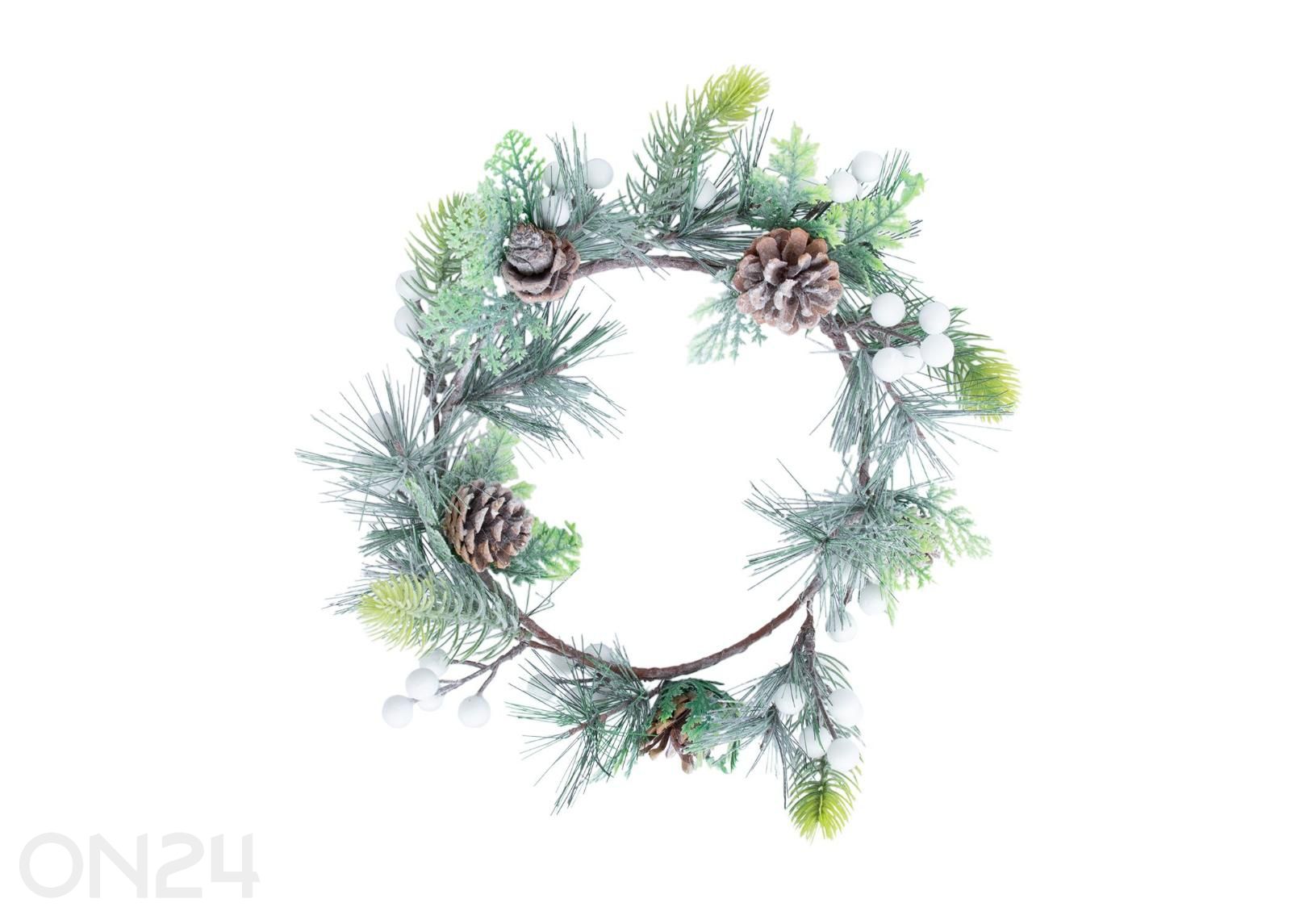 Венок Greenland, Ø 20 см, белые ягоды увеличить