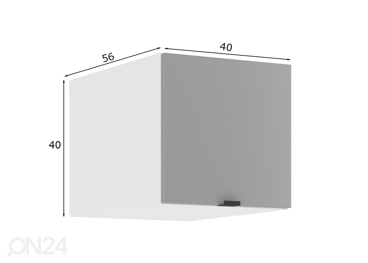 Верхний кухонный шкаф Lissone 40 cm увеличить размеры