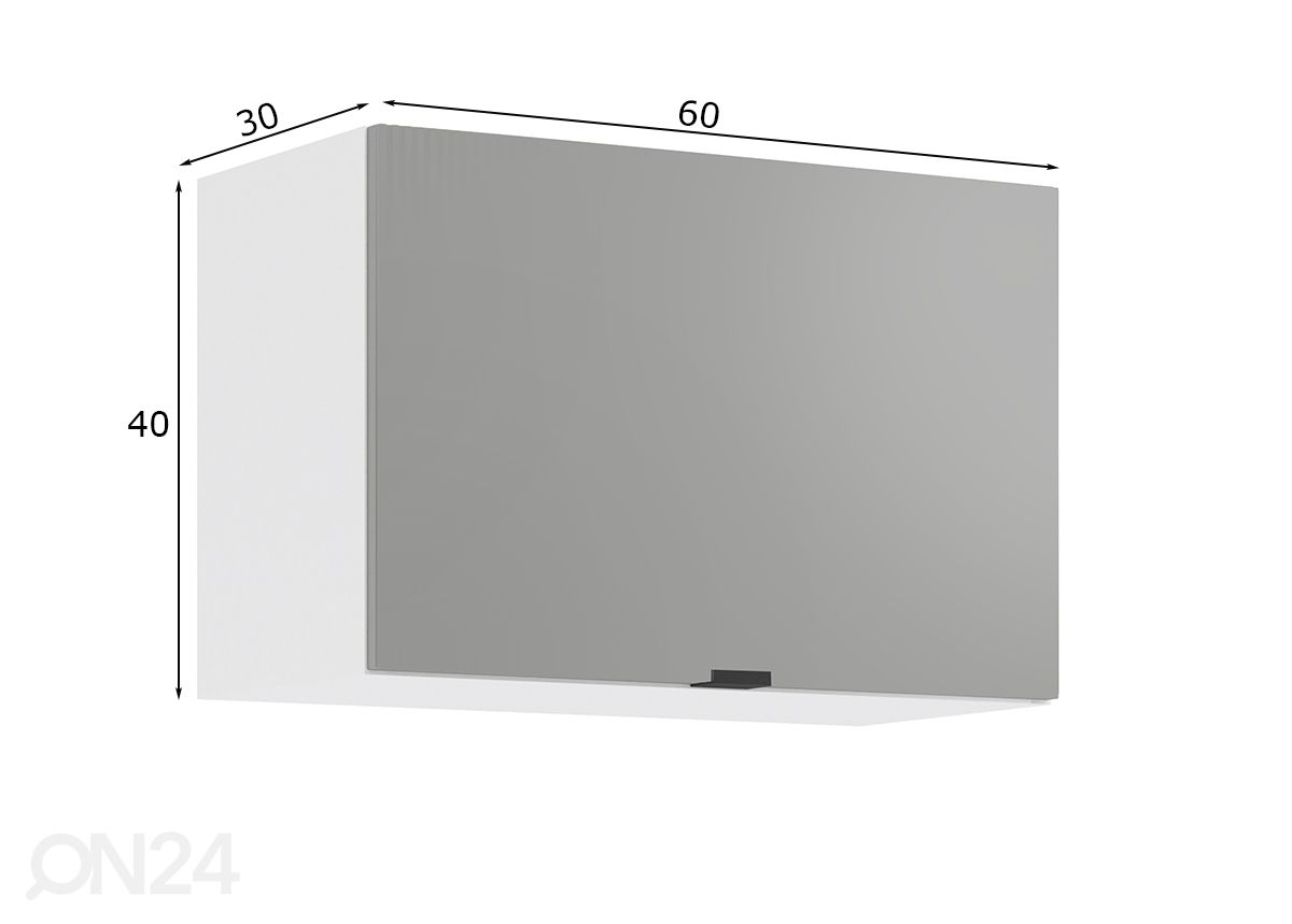 Верхний кухонный шкаф Lissone 60 cm увеличить размеры