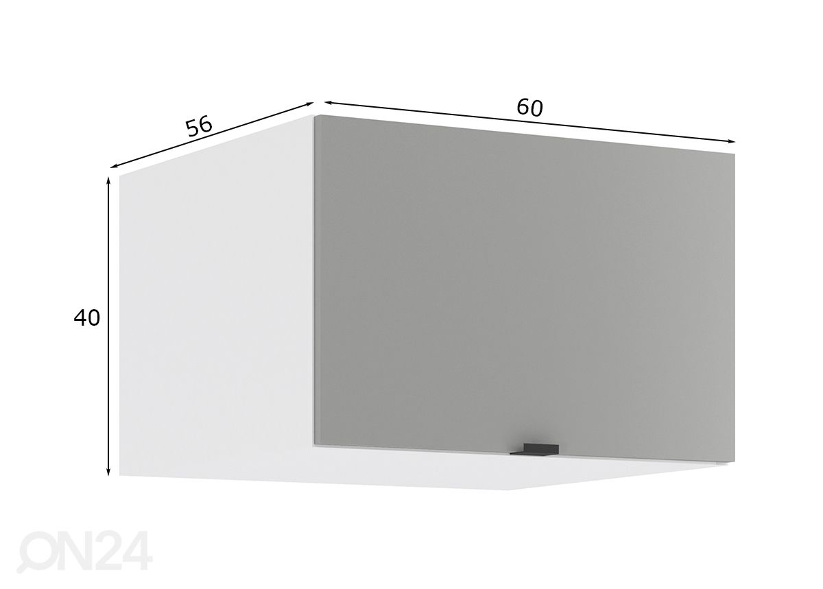 Верхний кухонный шкаф Lissone 60 cm увеличить размеры