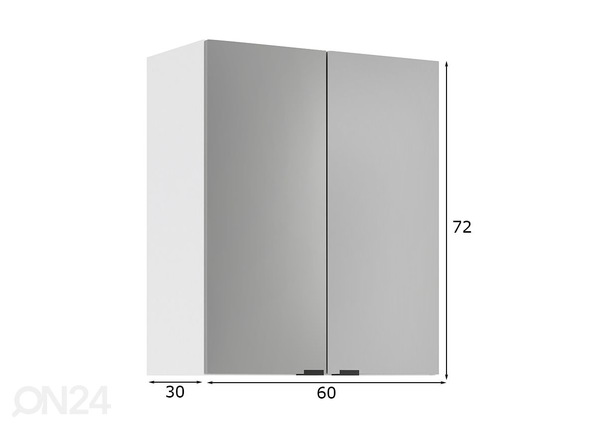 Верхний кухонный шкаф Livorno 60 cm увеличить размеры