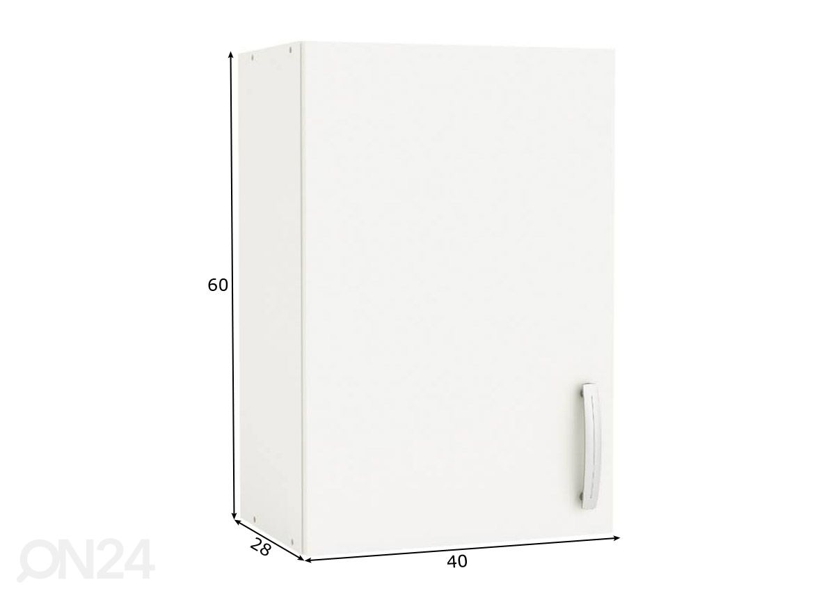 Верхний кухонный шкаф Nova 40 cm увеличить размеры