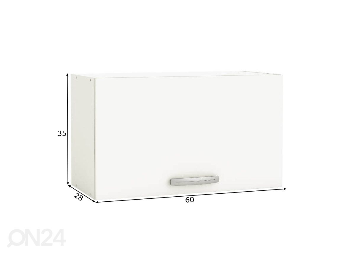 Верхний кухонный шкаф Nova 60 cm увеличить размеры