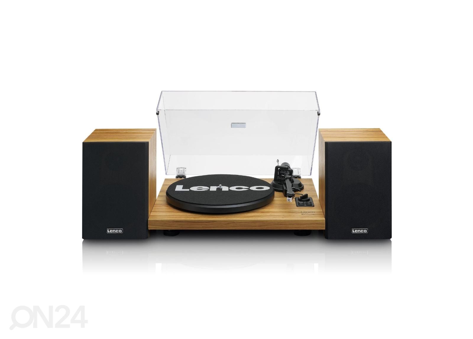 Виниловый проигрыватель Hi-Fi с внешними динамиками Lenco LS500OK, дерево увеличить