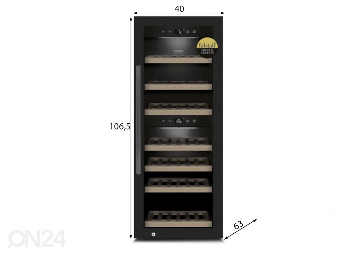 Винный холодильник Caso WineExclusive 38 увеличить размеры