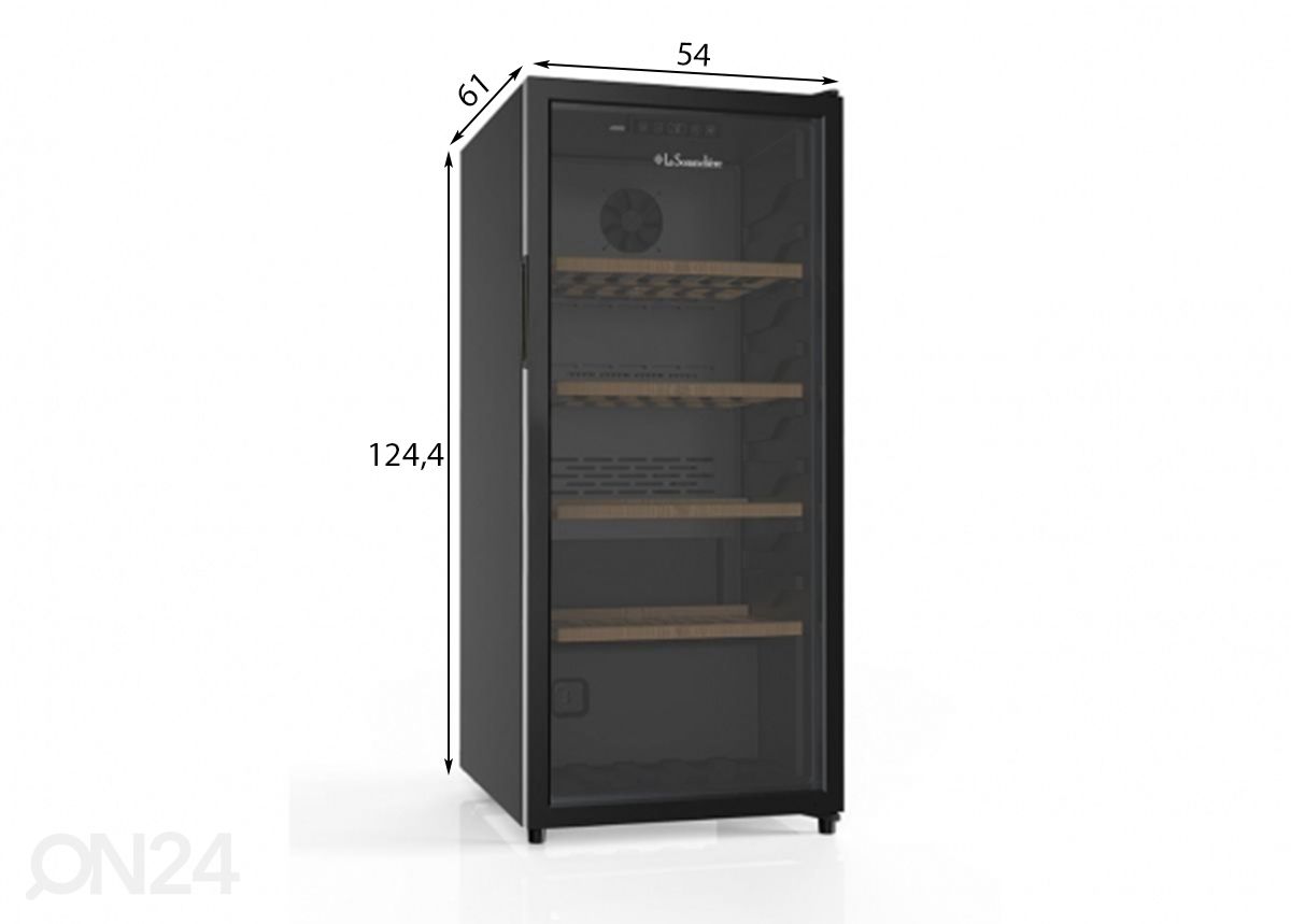 Винный холодильник La Sommelier CTVNE120 увеличить размеры