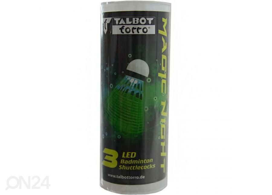 Волан для бадминтон с Led подсветкой Talbot Torro Tato Magic Night, 3 шт увеличить