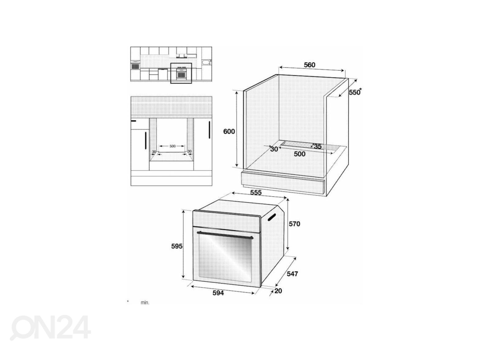 Встраиваемая духовка Beko BBIE17301BD увеличить размеры