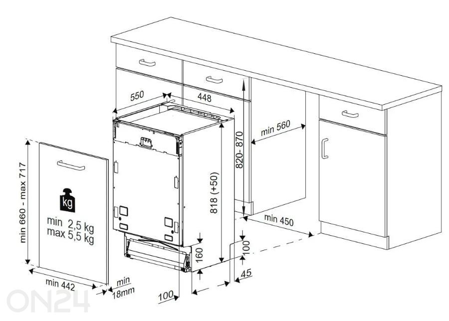 Встраиваемая посудомоечная машина Beko BDIS38042Q увеличить размеры