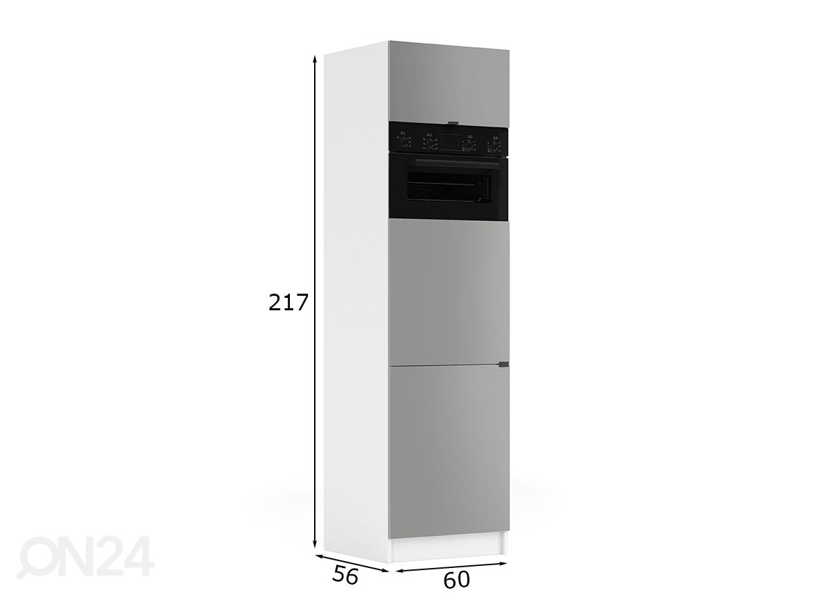 Высокий кухонный шкаф Lissone 60 cm увеличить размеры