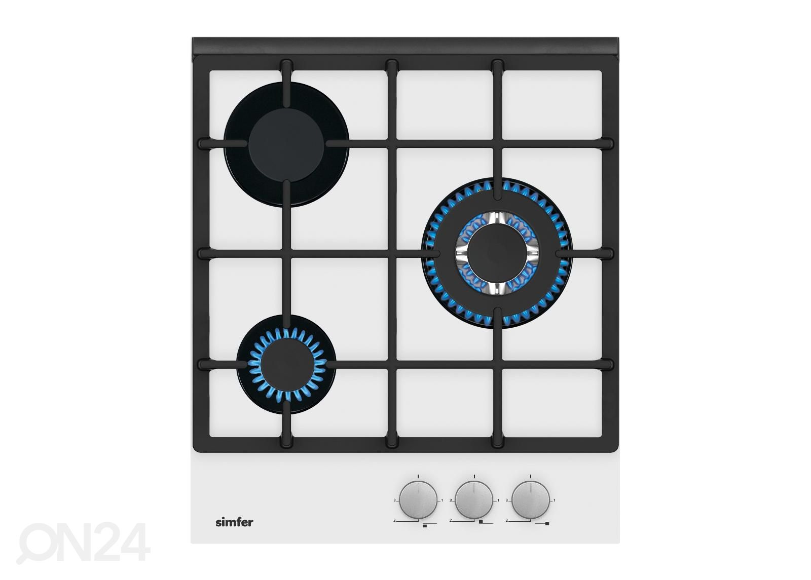 Газовая варочная панель Simfer H4.305.HGSBB, белая увеличить