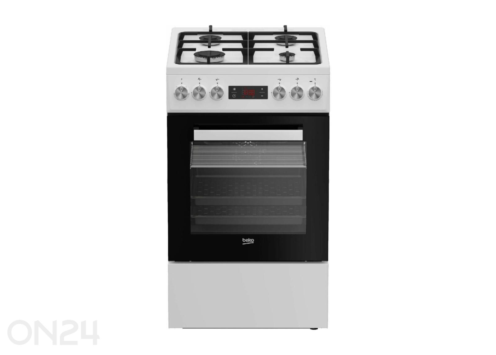 Газовая плита с электрической духовкой Beko FSM52332DWDT увеличить