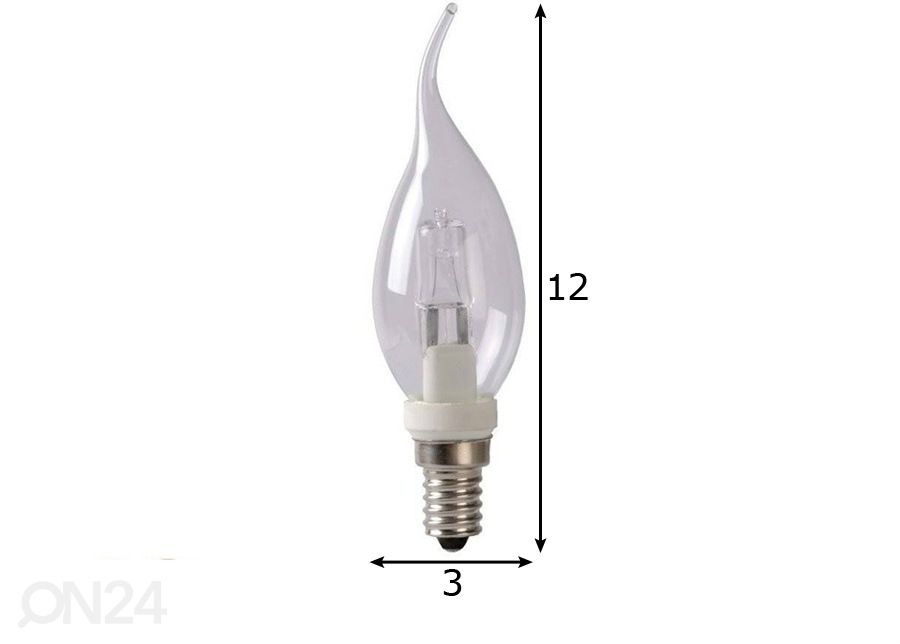 Галогенная лампа E14 28 Вт 5 шт увеличить размеры