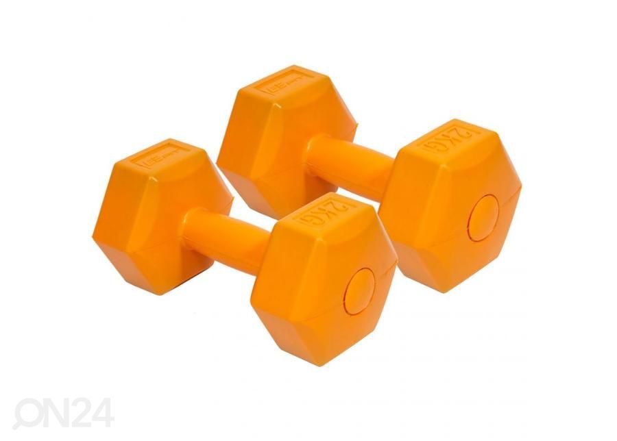 Гантели композитные EB FIT оранжевые 2х2кг увеличить